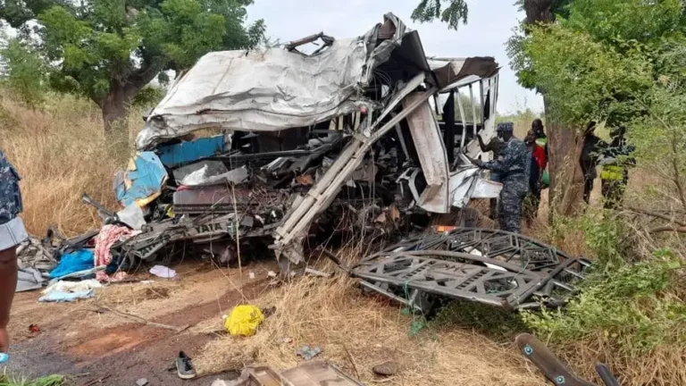 Tragic bus accident in Senegal claims 43 lives, including 16 burnt beyond recognition