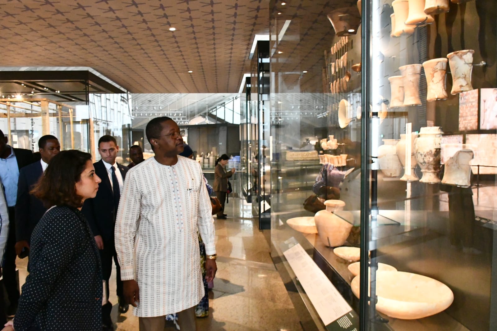 Egyptian grand museum hosts high-level delegations from Burkina Faso and Tokyo