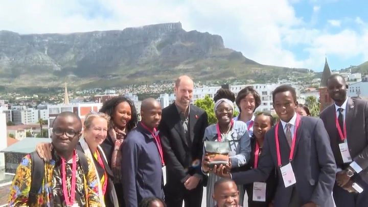 Prince William arrives in South Africa to champion wildlife conservation and sustainability