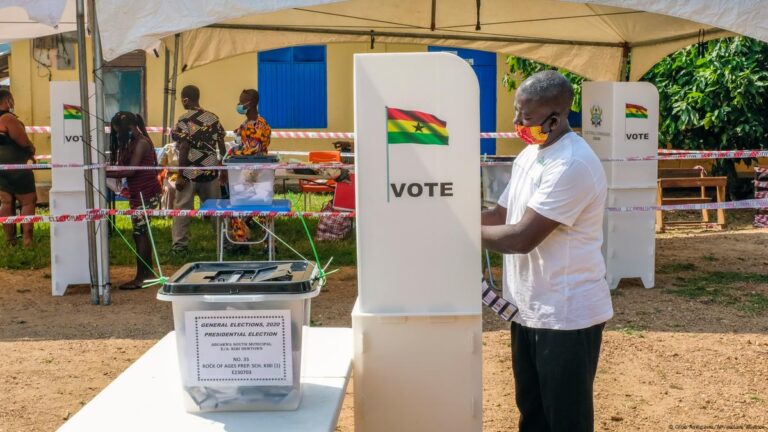 Ghanaians head to the polls in a tightly contested presidential election