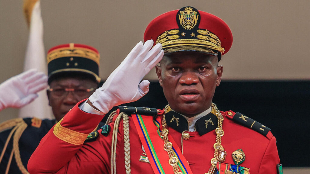 Brice Oligui Nguema sworn in as Gabon’s president after landslide victory and peaceful transition
