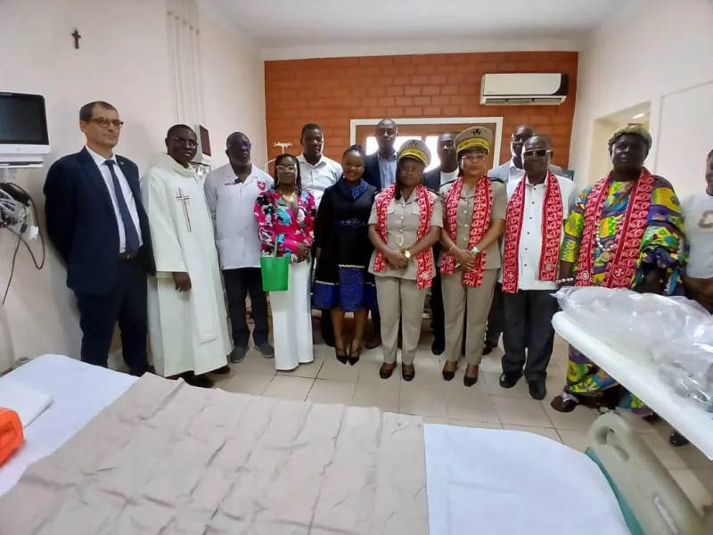 SOLIBRA donates life-saving equipment to boost emergency care at Saint Jean-Baptiste hospital in N’douci