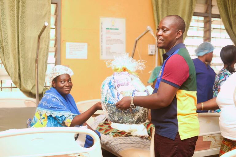 Kits and support donated to new mothers at Bouna general hospital