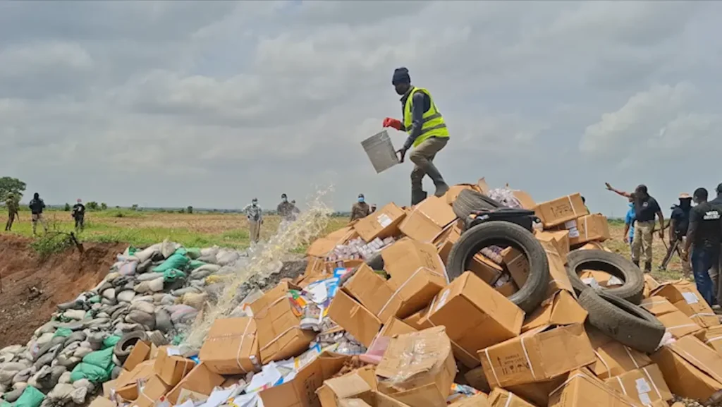 Ghana incinerates $350 million cocaine seizure in historic anti-narcotics operation