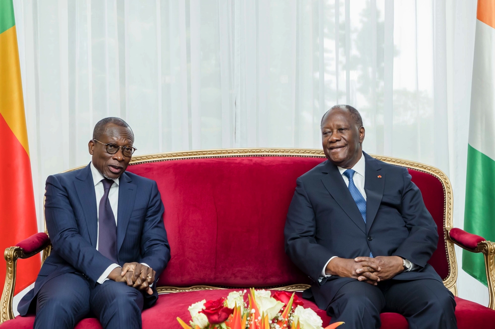 Benin – Ivory Coast: Talon received by Ouattara