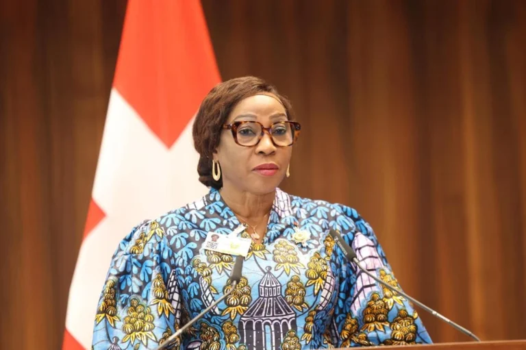 Kandia camara champions Ivorian women’s leadership at global summit in geneva.