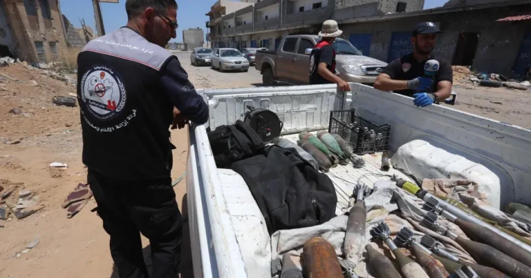 Libya ministry of interior seizes c5 missile on farm south of tripoli