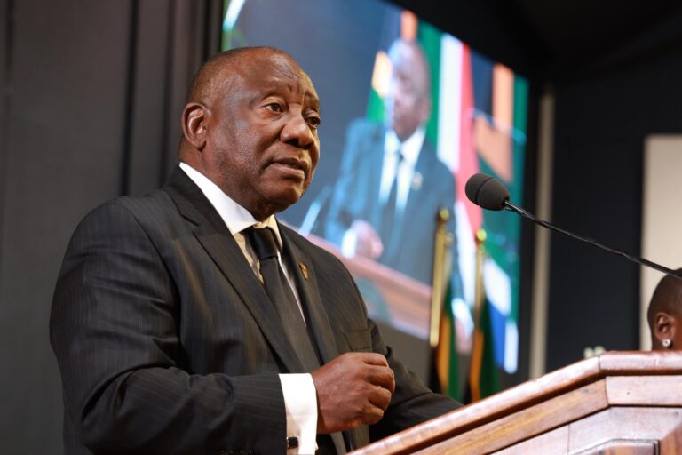 Ramaphosa vows action on explosive police feud after BRICS summit