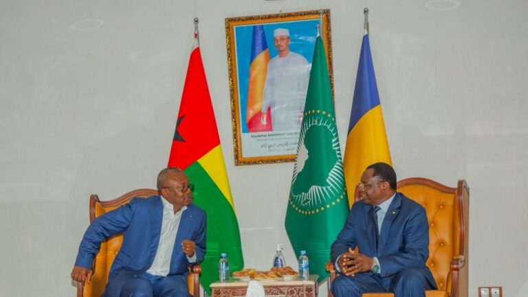 Guinea-Bissau president embaló visits chad to strengthen strategic ties