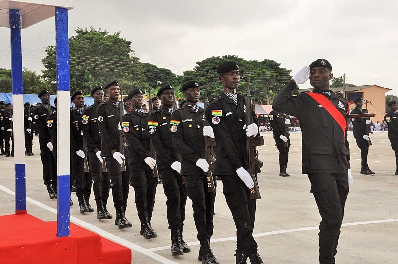 Ghana Police Service boosts force with 238 new recruits at Ho passing-out ceremony