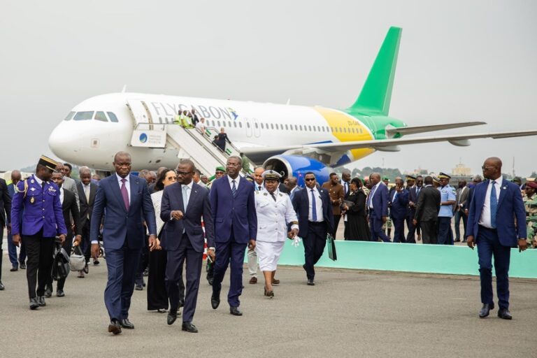 Gabon unveils first airbus A320 in national airline fleet revival