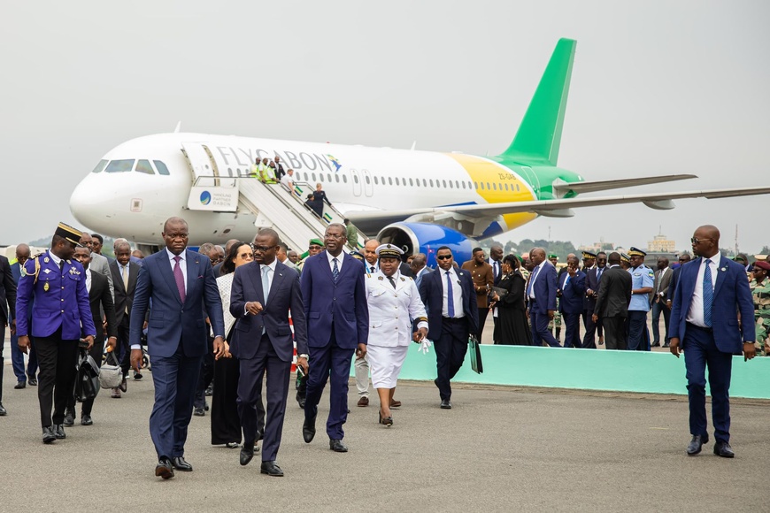 Gabon unveils first airbus A320 in national airline fleet revival
