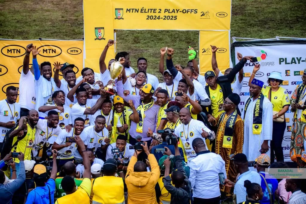Aigle Royal Menoua crowned champions of MTN Elite Two, earning historic promotion to Cameroon's top flight