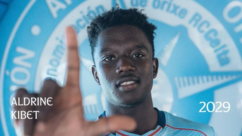 Kenyan teen Aldrine Kibet signs with Celta Vigo in La Liga move
