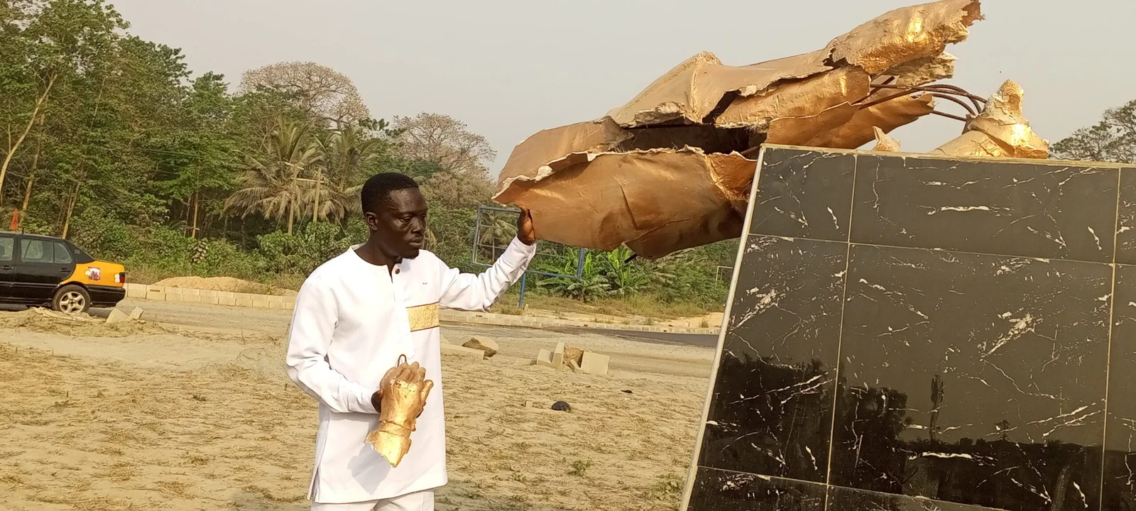 Ghana to rebuild vandalized Bawku statue as government pledges security