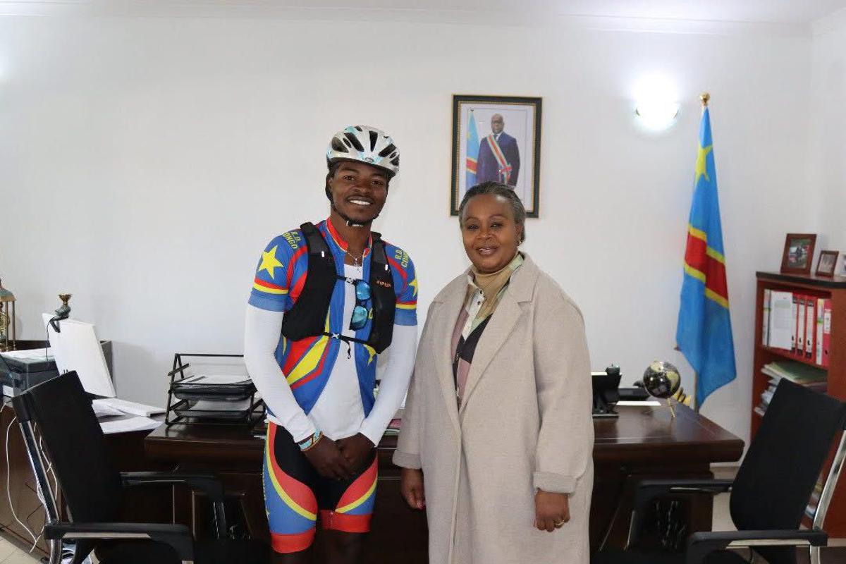 Cycling for peace: Congolese rider Miguel Masaisai pedals 5,000km from Goma to Gaborone