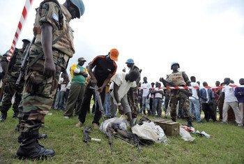 Ivory Coast destroys nearly 30,000 small arms as part of national disarmament drive