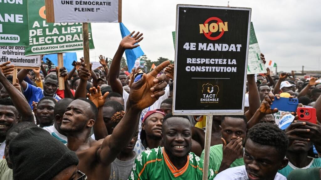 Ivory Coast opposition marches for inclusive presidential election amid calls to block fourth term