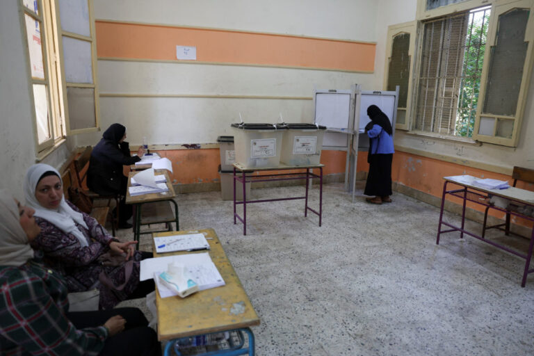 Egypt's senate elections, in Cairo
