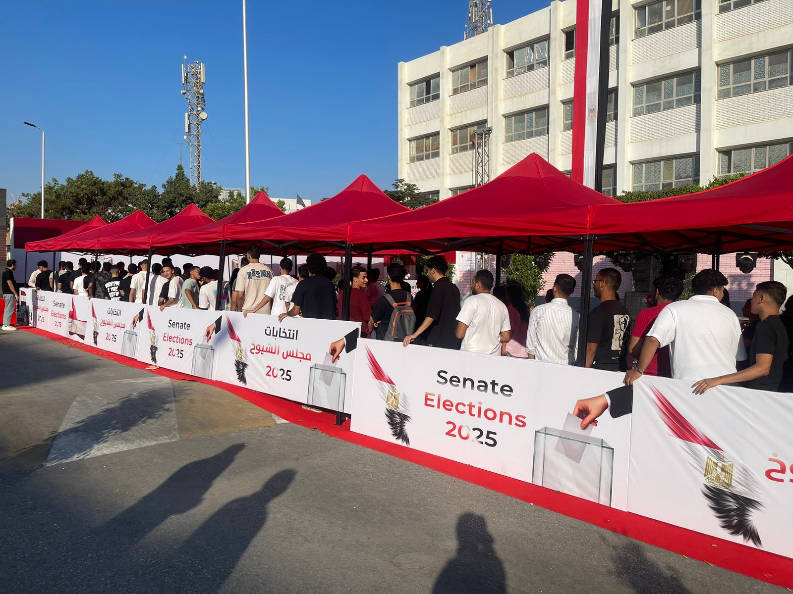 Egypt giza governorate sees high turnout on second day of 2025 senate elections