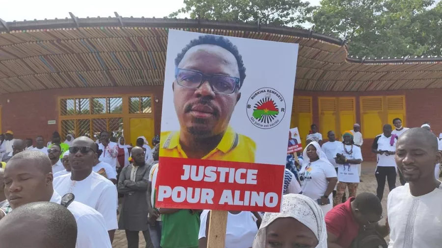Burkina Faso Ministers demand justice after the death of Alino Faso