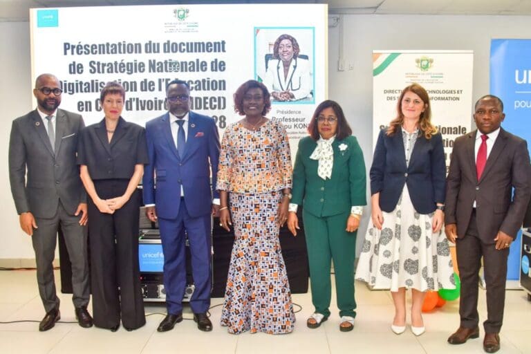 Ivory Coast friends of assuamakro association equips village school with internet and teaching materials