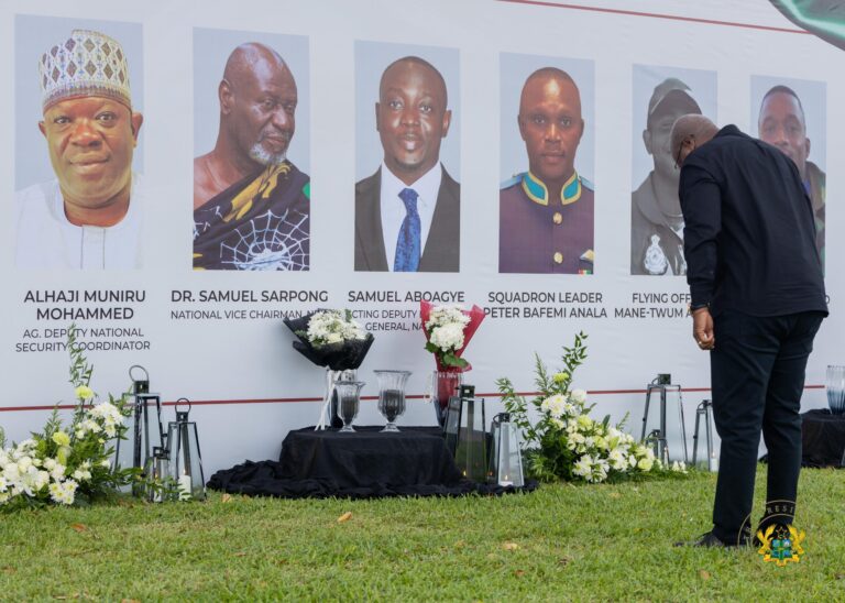 Ghana mourns as activist and president urge calm after deadly helicopter crash