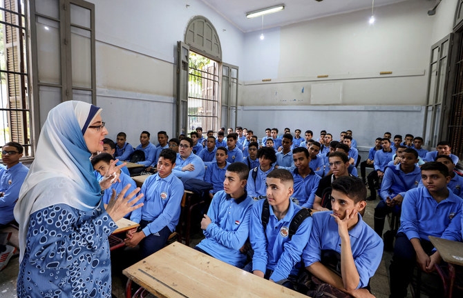 Egypt Cairo governor inspects schools as new academic year begins