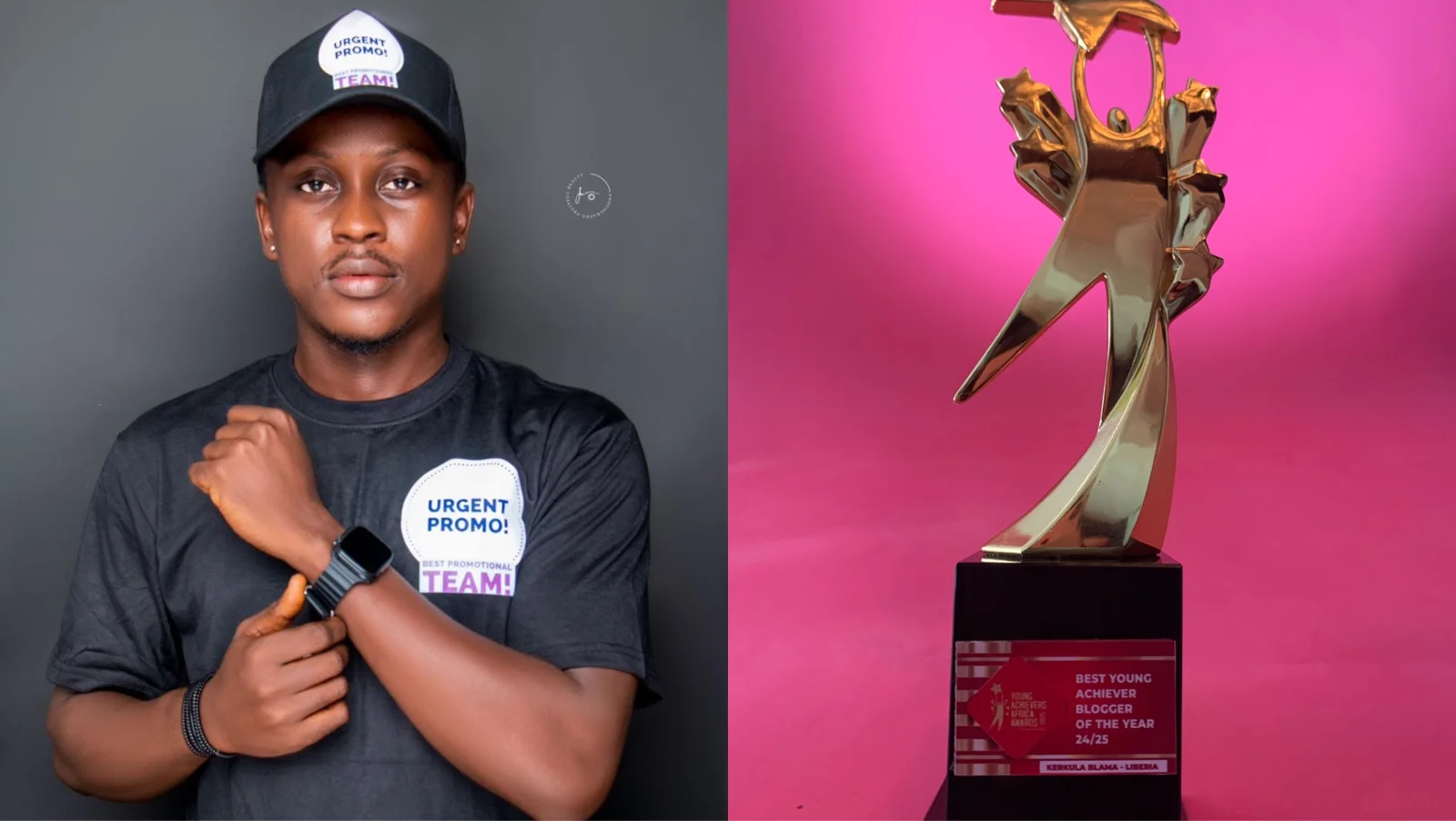 Liberia celebrates as Kerkula Blama wins ‘Best Blogger of the Year’ at 2025 Music Video Africa Awards